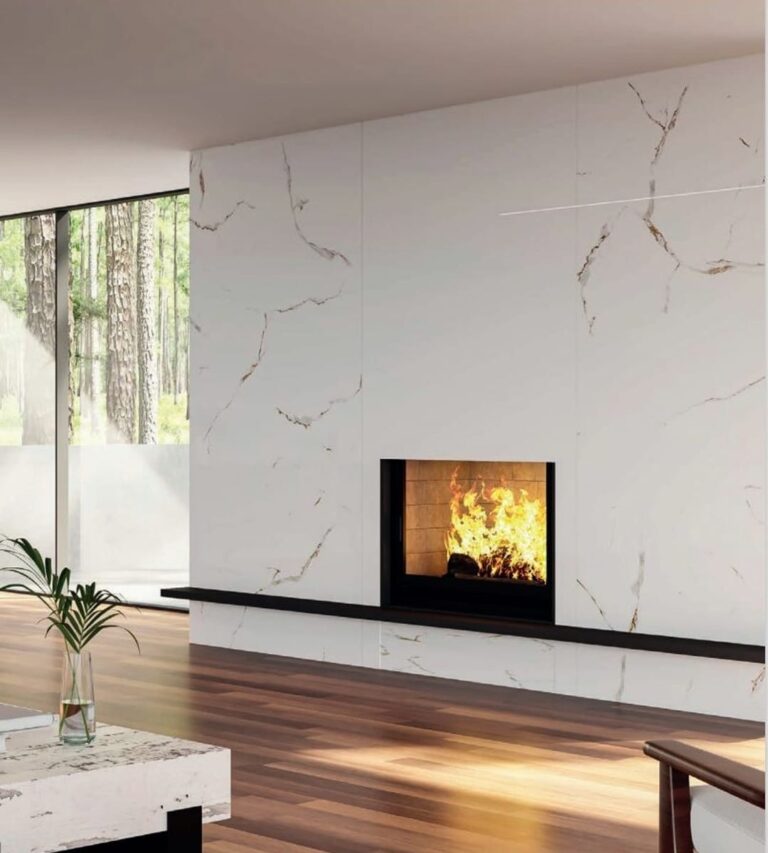 Chimenea en salon