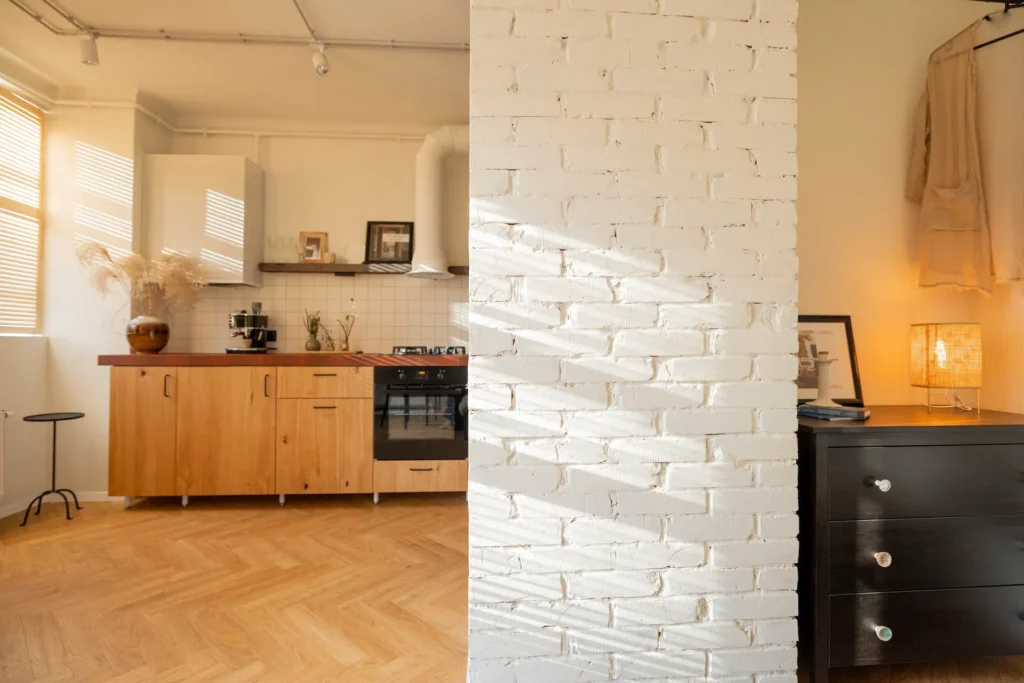 Hermosa Cocina De Elegante Apartamento