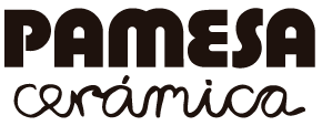 logo pamesa ceramica color blanco